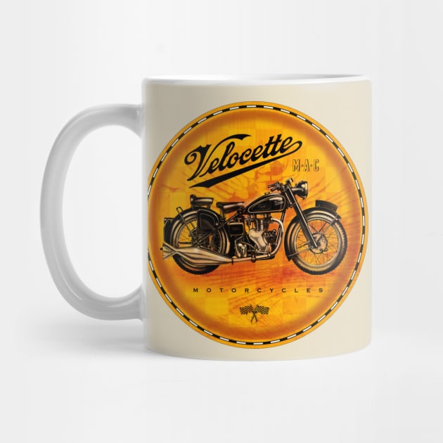 Velocette (amber) by Midcenturydave